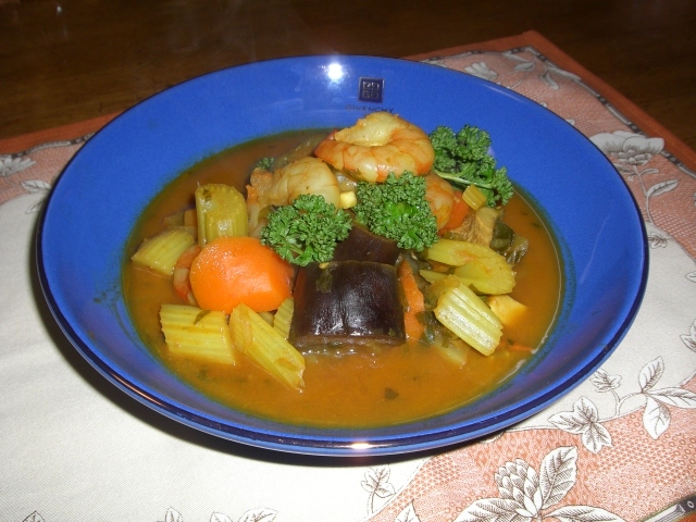 野菜のスープカレーの画像