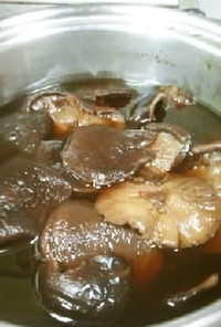 「干し椎茸の含め煮」は保存食、冷凍保存