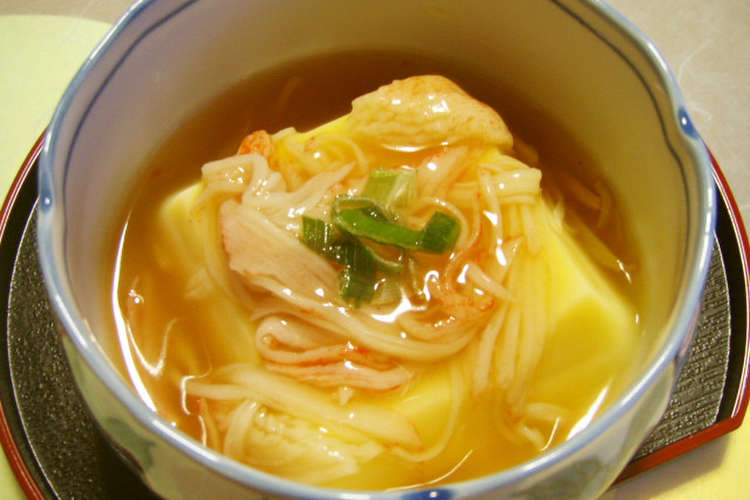 卵 豆腐 あんかけ ３分で完成☆超簡単『豆腐の卵あんかけ』 by