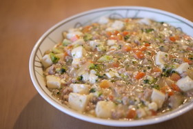 野菜も食べよう!子供と一緒に和風麻婆豆腐