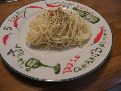 明太子スパゲティ♪バター＆マヨネーズ風味の写真