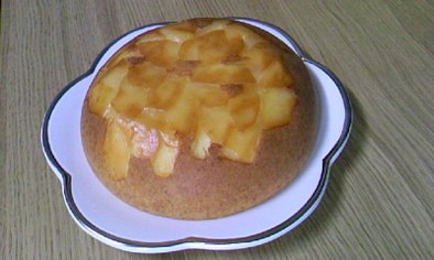 炊飯器で簡単！　りんごのケーキの写真