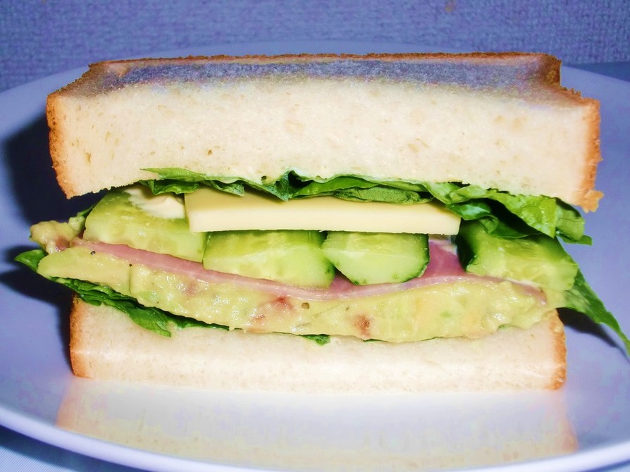 さわやか～ワカモレのサンドイッチの画像