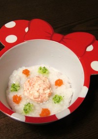 離乳食☆おひさまベジ豆腐粥