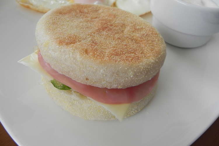 マリネのイングリッシュマフィンサンド レシピ 作り方 By Mari2230 クックパッド