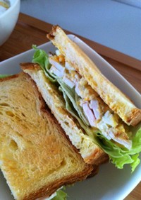 塩鶏のサンドイッチ　－タルタルソース－