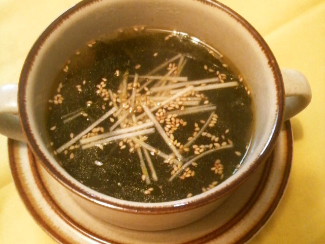 簡単とろとろワカメスープ(韓国家庭料理)の画像