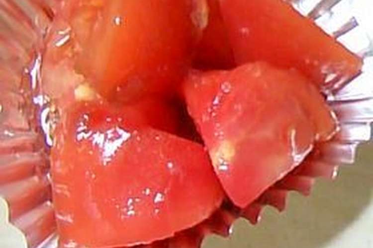 トマトの梅はちみつ漬け レシピ 作り方 By ハナマル クックパッド 簡単おいしいみんなのレシピが358万品