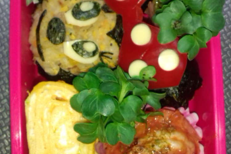 キャラ弁 ミニーちゃん レシピ 作り方 By こまぇみ クックパッド 簡単おいしいみんなのレシピが366万品