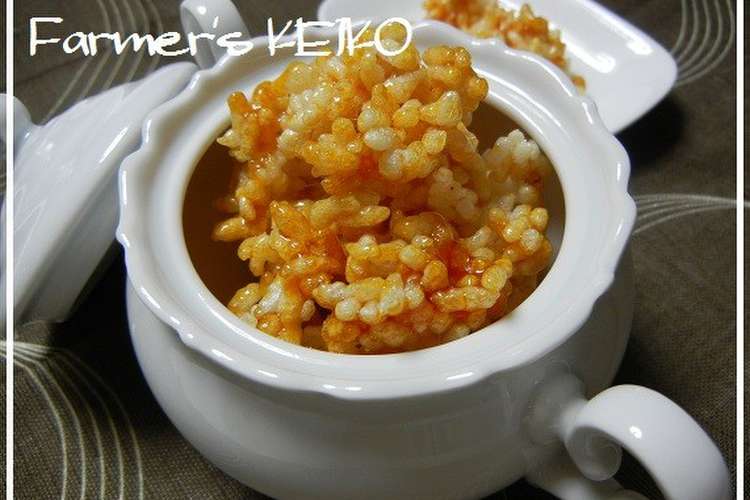 農家のレシピ 干し飯のカラメルおこし レシピ 作り方 By Farmersk クックパッド