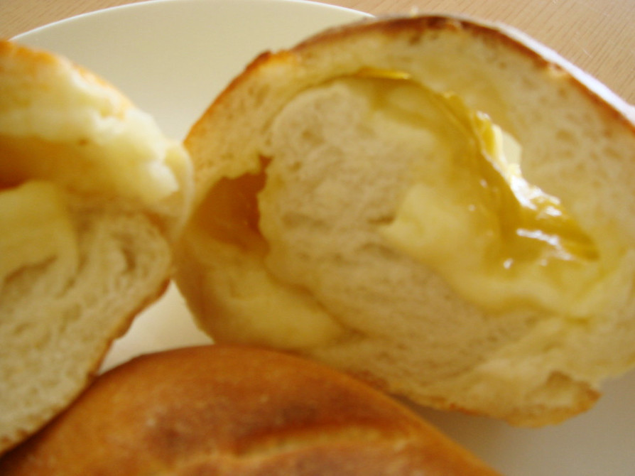 HBで簡単☆ゴーダチーズinフランスパンの画像