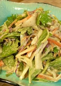 イカと香味野菜のマヨネーズサラダ