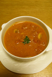海老のビスク風スープ