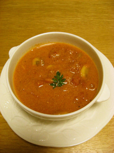 海老のビスク風スープの写真