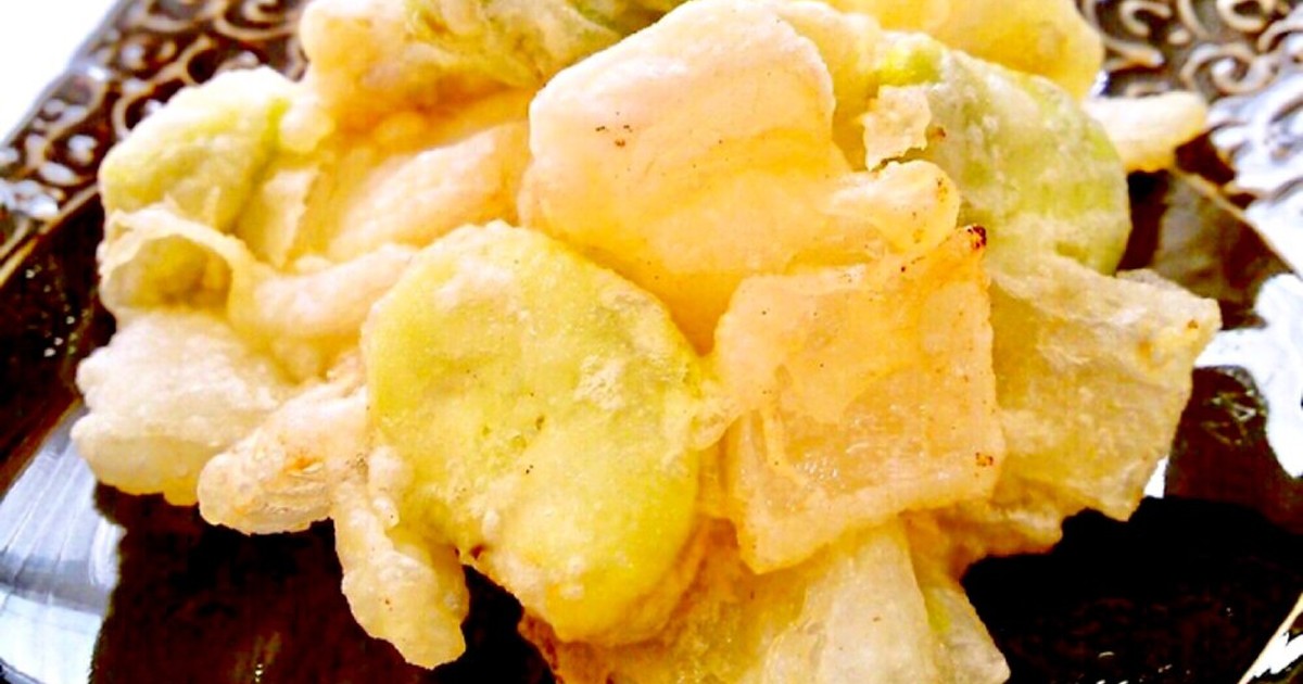 そら豆と新玉ねぎのかき揚げ レシピ 作り方 By ねっちゃんっ クックパッド 簡単おいしいみんなのレシピが354万品