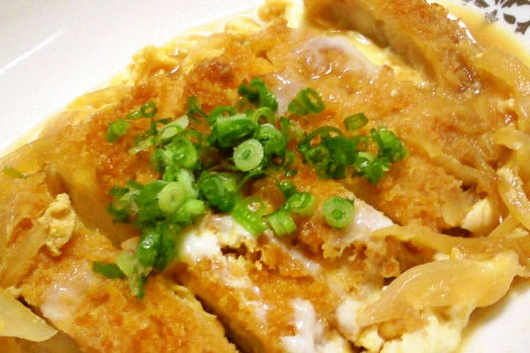 豚カツのおいしい食べ方 卵とじ レシピ 作り方 By ｈａｌ ｍ クックパッド