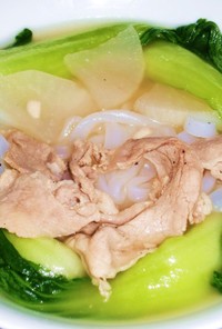 韓国ダシダスープのライスヌードル