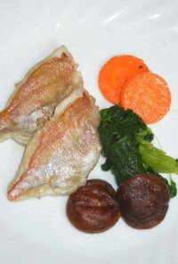 れんこ鯛のオリーブオイル焼き
