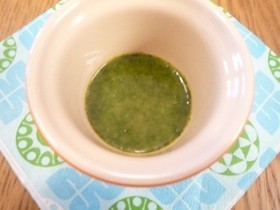 離乳食 ほうれん草コーンポタージュ