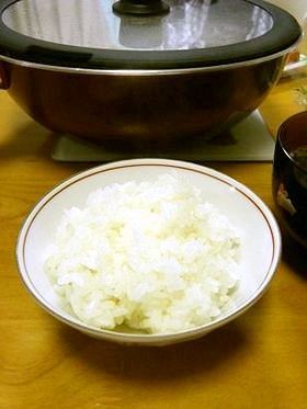 ★加熱時間5分弱お鍋でごはんを炊く方法