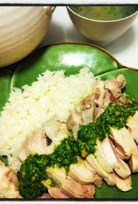 蒸し鶏(＆カオマンガイ)