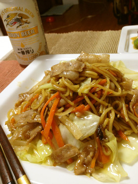 がっつり☆具だくさんな中華ソース焼きそば