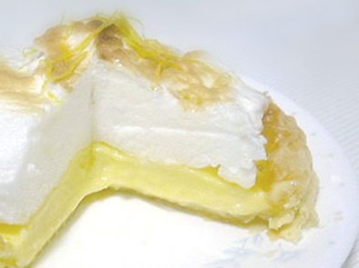 レモンカスタードのメレンゲパイの写真
