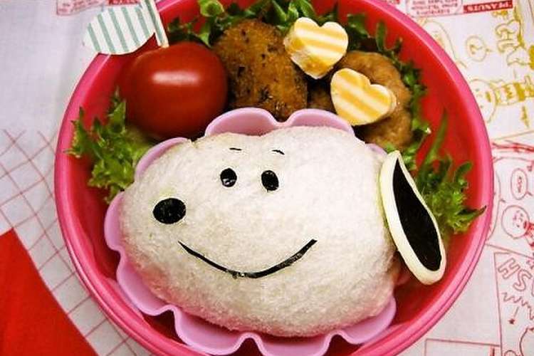 キャラ弁 スヌーピーのまるぱんサンド レシピ 作り方 By Namimocchi クックパッド 簡単おいしいみんなのレシピが376万品