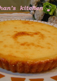パン粉deタルトの簡単チーズケーキ