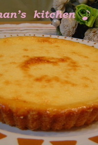 パン粉deタルトの簡単チーズケーキ