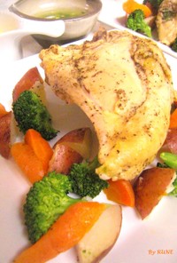 簡単☆鶏と野菜の蒸し料理
