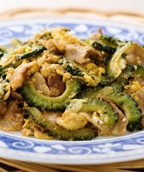 ゴーヤとたまごのスパイシーチャンプル