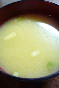 面取り野菜のお味噌汁( *´艸｀)