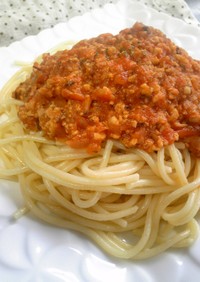 ミートスパゲティー(もどき)