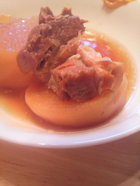 豚ばら肉と大根の煮物!!