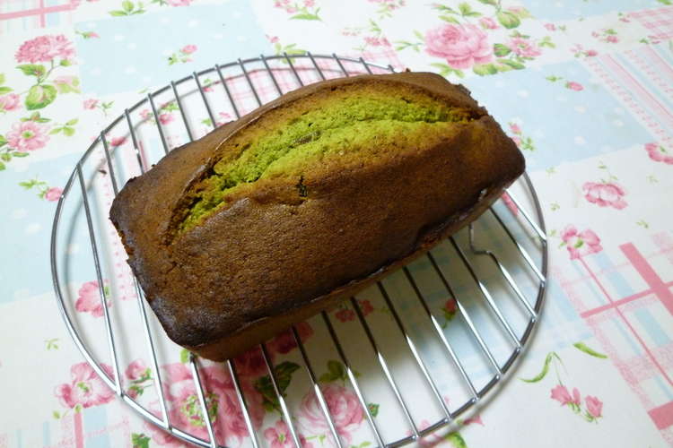 抹茶小豆パウンドケーキ レシピ 作り方 By Esora クックパッド