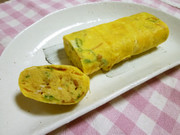 ✿ごま油香る✿なめ茸入り卵焼きの写真