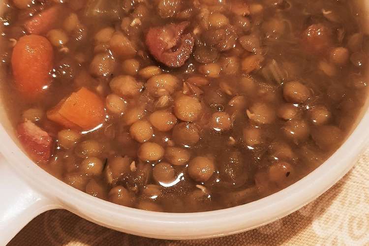 レンズ豆とハムのスープ アメリカ発 レシピ 作り方 By Mrs Missy クックパッド 簡単おいしいみんなのレシピが375万品