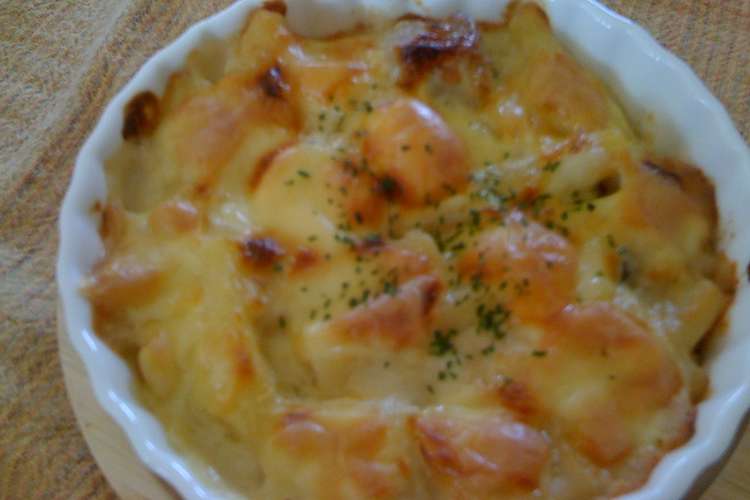 エビとチキンのマカロニグラタン レシピ 作り方 By Aya Mama クックパッド 簡単おいしいみんなのレシピが358万品