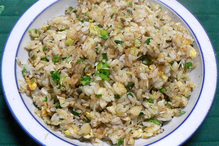 ちりめん山椒入り和風炒飯 レシピ 作り方 By Dr仁平 クックパッド 簡単おいしいみんなのレシピが352万品