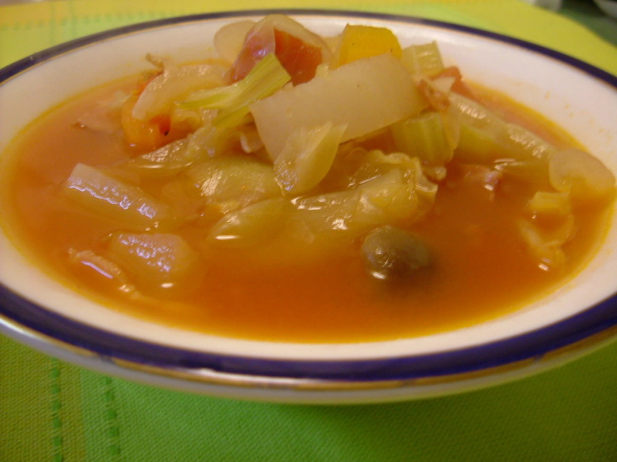 春野菜のミネストローネ レシピ