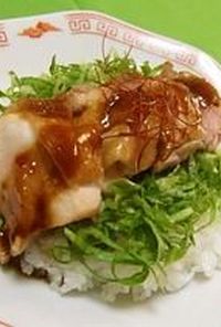 ピリ辛◆中華風鶏照り丼