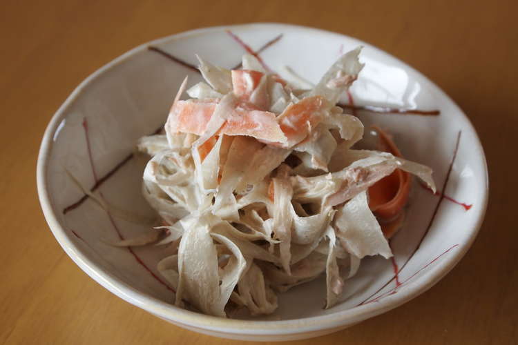 便秘解消 ごぼうサラダ レシピ 作り方 By ちあちゅ クックパッド