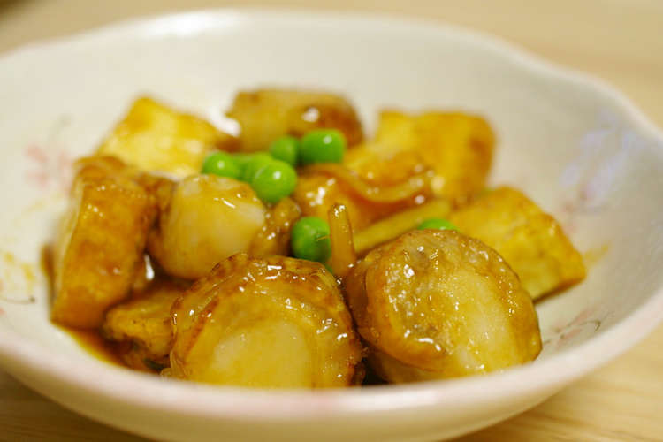 ベビーホタテ 厚揚げの照り焼き レシピ 作り方 By くちかーざ クックパッド