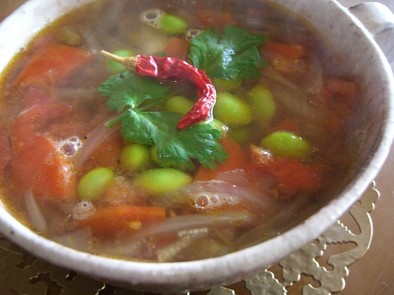 ベトナム★簡単鴨肉の野菜たっぷりスープの写真