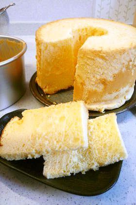 スフレチーズシフォンケーキ