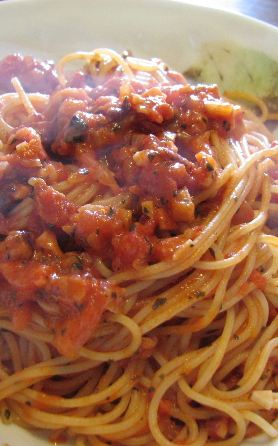 タコのラグーのスパゲティの画像