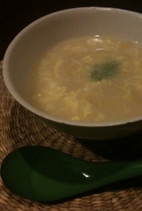 ふんわり卵の中華コーンスープ