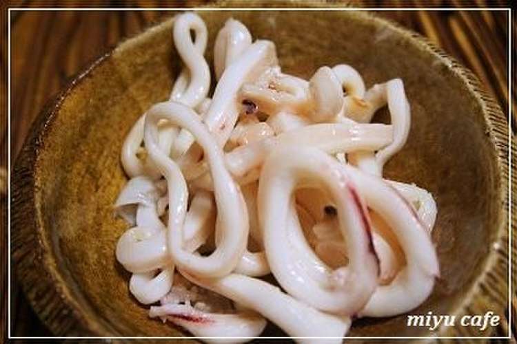 超簡単 酢イカ お酒のあてにもどうぞ レシピ 作り方 By Miyuishi クックパッド 簡単おいしいみんなのレシピが361万品