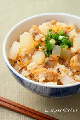 あさりと大根の炊き込みご飯